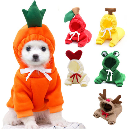 Adorable Fruit Hoodies – Keep Your Pet Warm and Stylish!