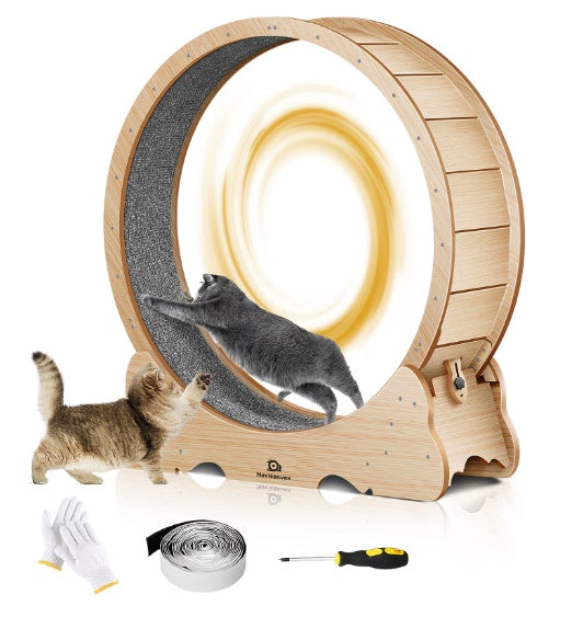 PurrStride™ Cat Treadmill - Carpeted Runway for Active Cats